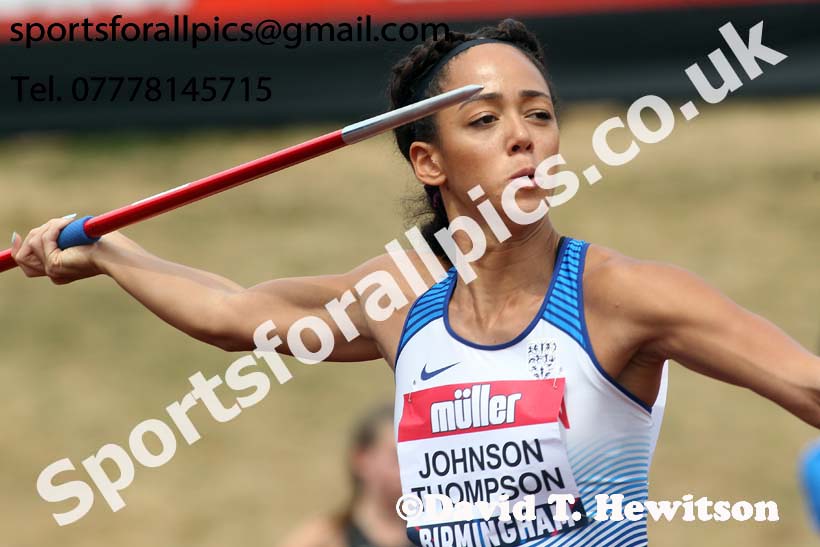 Womens javelin, Muller British Championships, Alexander Stadium, Birmingham. Photo: David T. Hewitson/Sports for All Pics